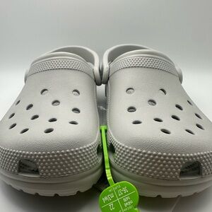 NWT CROCS Grey Classic Clog